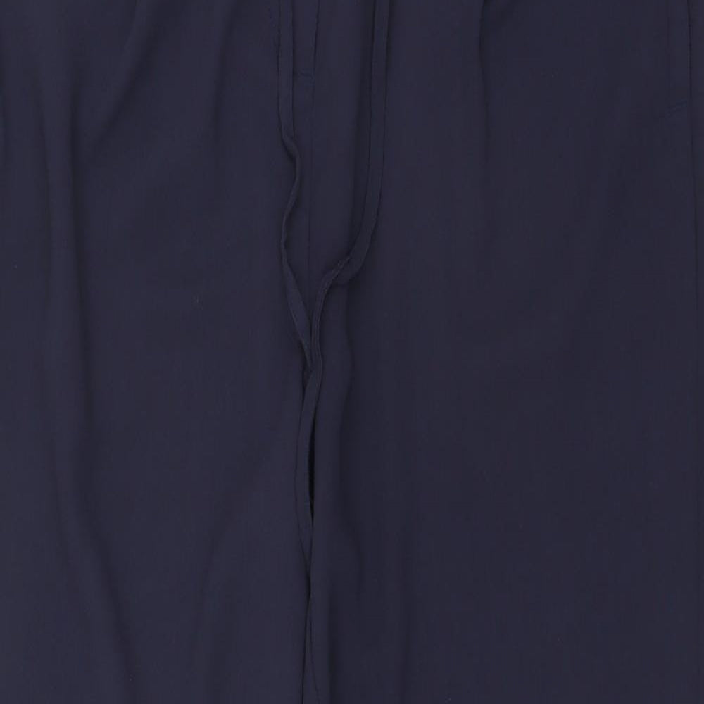 Womens UK Size 12 Marks and Spencer Regular Fit  Blue Trousers