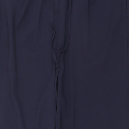 Womens UK Size 12 Marks and Spencer Regular Fit  Blue Trousers