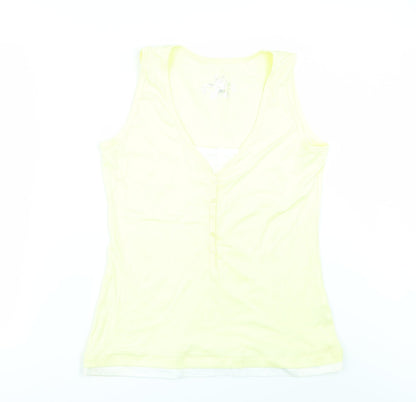TU Womens Yellow   Basic T-Shirt Size 16