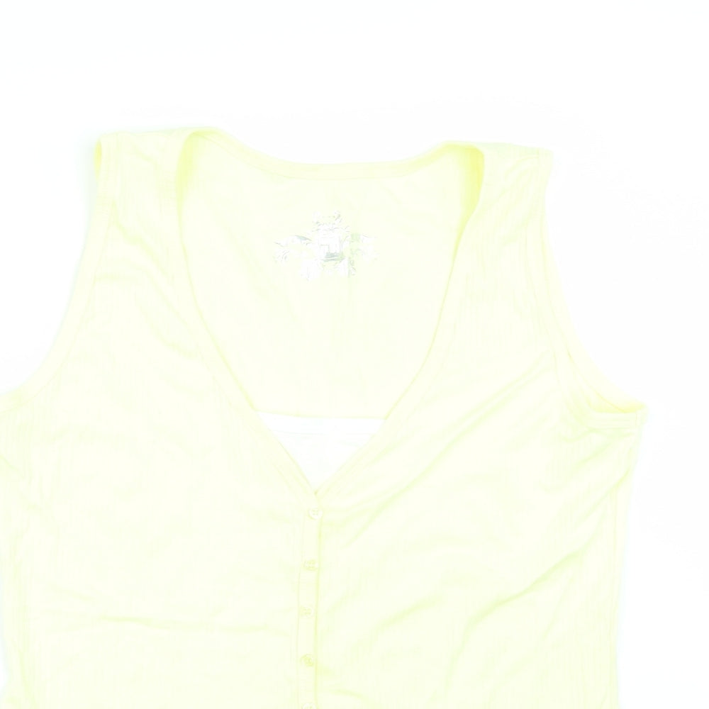 TU Womens Yellow   Basic T-Shirt Size 16