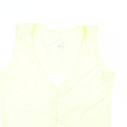 TU Womens Yellow   Basic T-Shirt Size 16