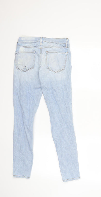 Womens UK Size 26 in Preworn Regular Fit Skinny Blue Jeans