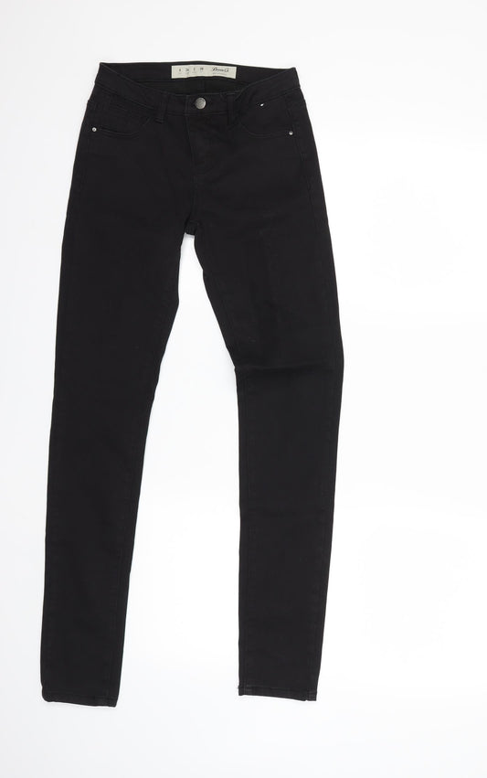 Denim & Co. Womens Black  Denim Skinny Jeans Size 6 L29 in