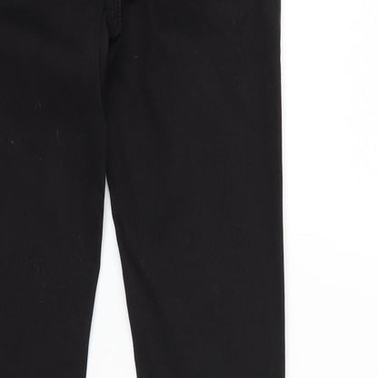 Denim & Co. Womens Black  Denim Skinny Jeans Size 6 L29 in