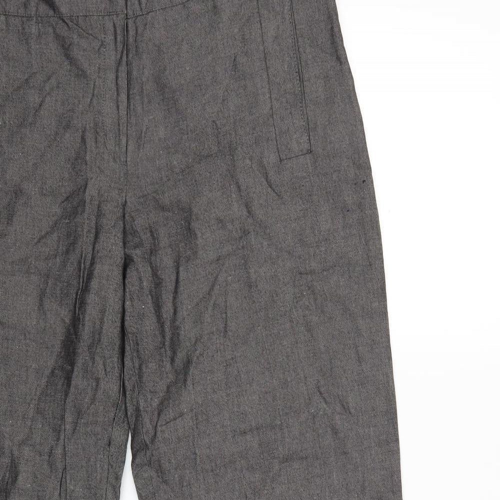 Womens UK Size 14 Marks and Spencer Regular Fit  Grey Trousers