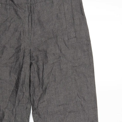 Womens UK Size 14 Marks and Spencer Regular Fit  Grey Trousers