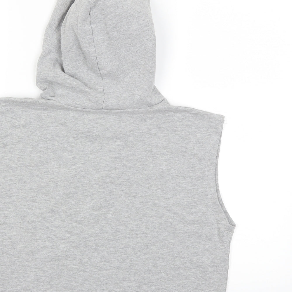 PARISIAN SIGNATURE Womens Grey   Pullover Hoodie Size 14