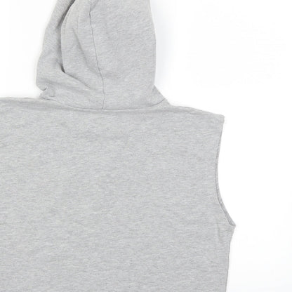 PARISIAN SIGNATURE Womens Grey   Pullover Hoodie Size 14
