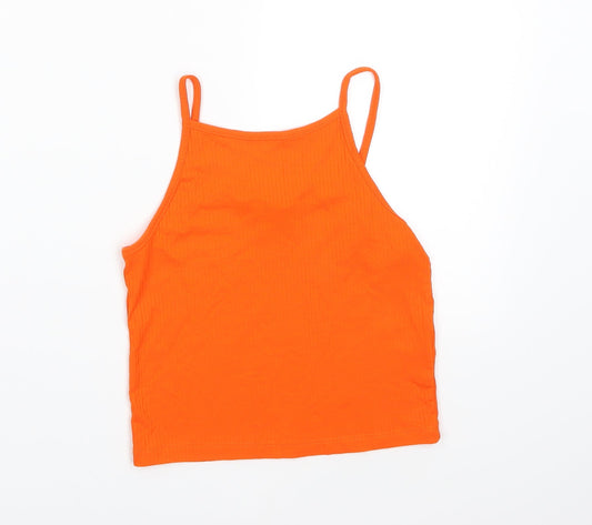 Primark Womens Orange   Basic Tank Size 6