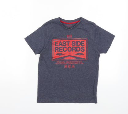 Primark Boys Blue   Basic T-Shirt Size 8 Years