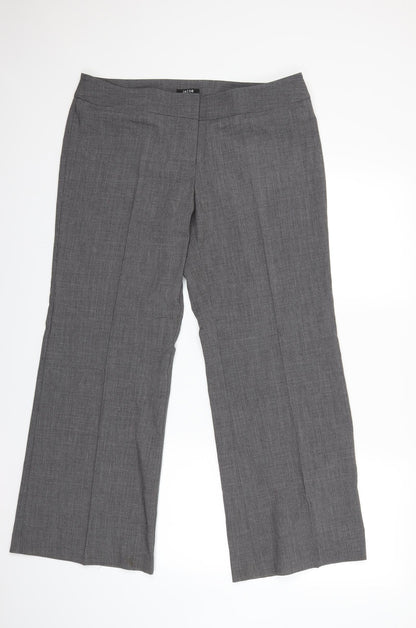 Jacob Womens Grey   Trousers  Size 36 in L28 in