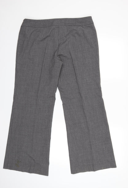 Jacob Womens Grey   Trousers  Size 36 in L28 in