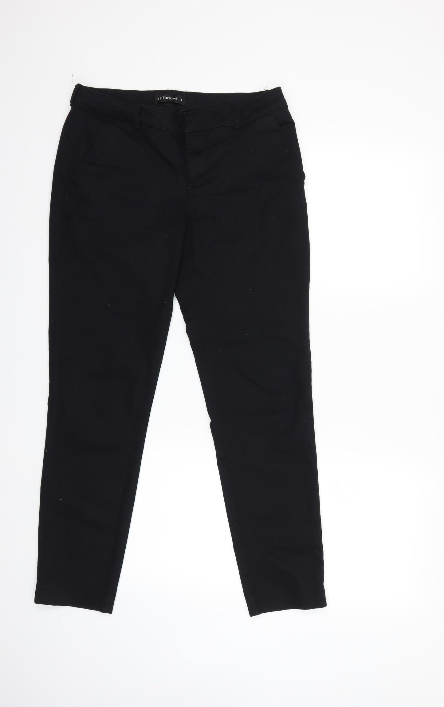 Terronova Womens Black   Trousers  Size L L27 in