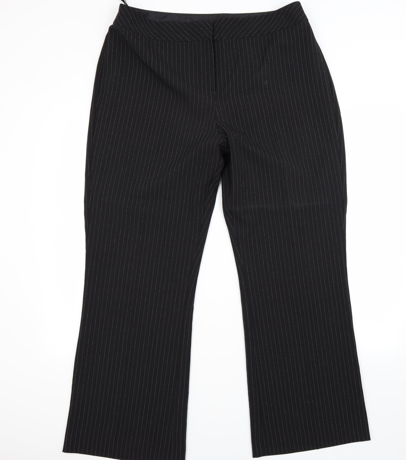 Womens UK Size 18 For Women Regular Fit  Black Trousers