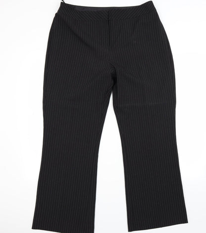 Womens UK Size 18 For Women Regular Fit  Black Trousers