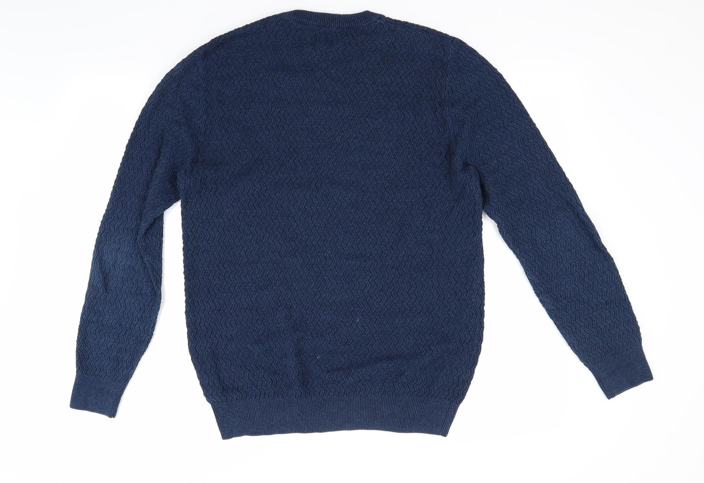 Easy Mens Blue   Pullover Jumper Size S