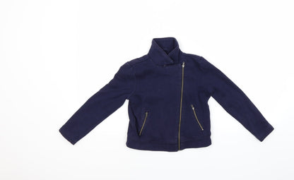 Gap Girls Blue   Basic Coat Coat Size 6-7 Years