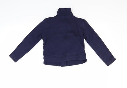 Gap Girls Blue   Basic Coat Coat Size 6-7 Years