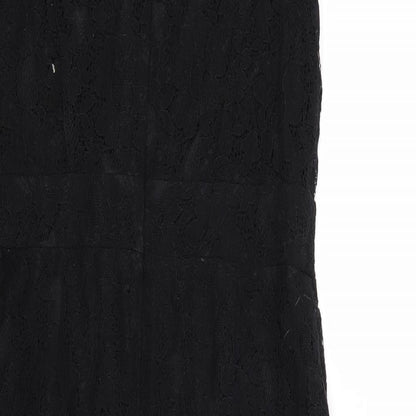 Atmosphere Womens Black Floral  A-Line  Size 10