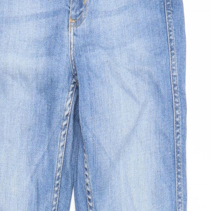 Monki Womens Blue  Denim Straight Jeans Size 26 in L29 in