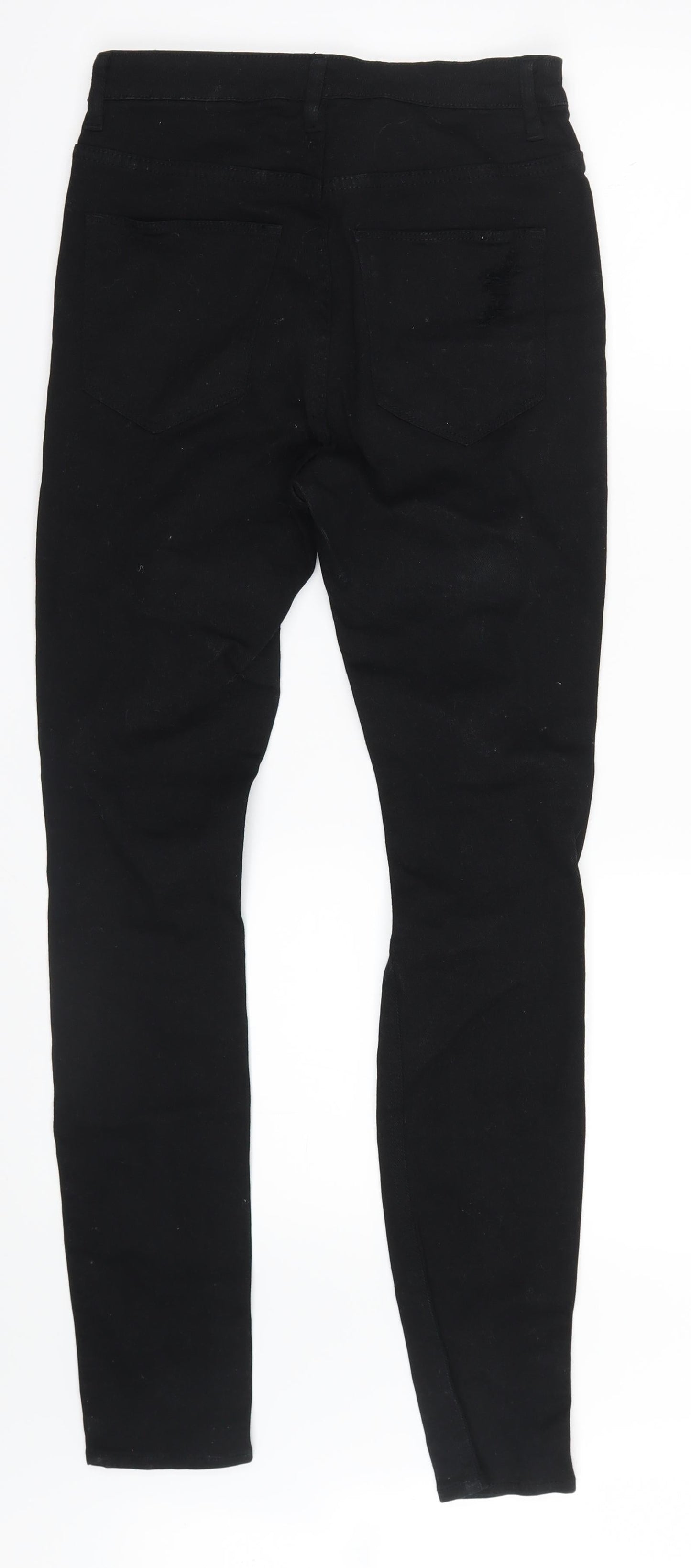 Divided by H&M Womens Black  Denim Straight Jeans Size 8 L29 in