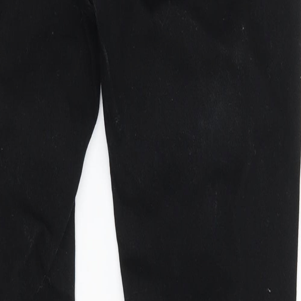 Divided by H&M Womens Black  Denim Straight Jeans Size 8 L29 in