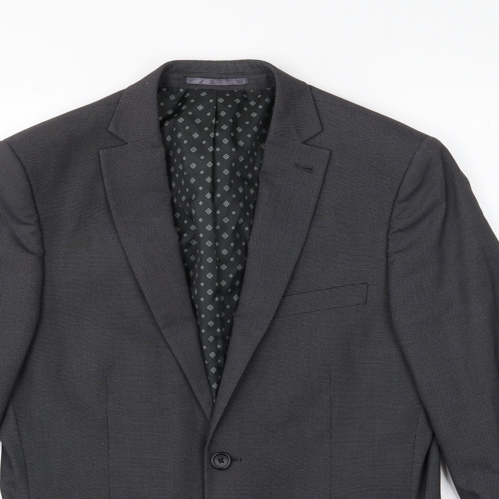 Mens UK Size 38 NEXT Regular Grey Suit Jacket