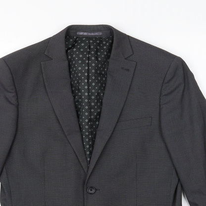 Mens UK Size 38 NEXT Regular Grey Suit Jacket