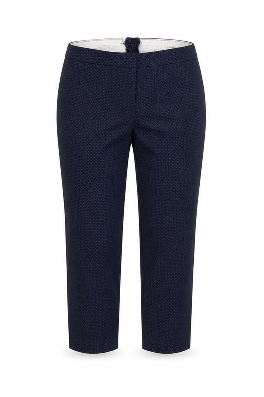 Womens UK Size 32 in Preworn Regular Fit Cropped Blue Trousers