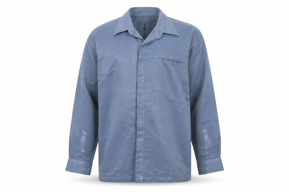 Mens UK Size M Petroleum Blue  Button-Up Long Sleeve Casual Shirt