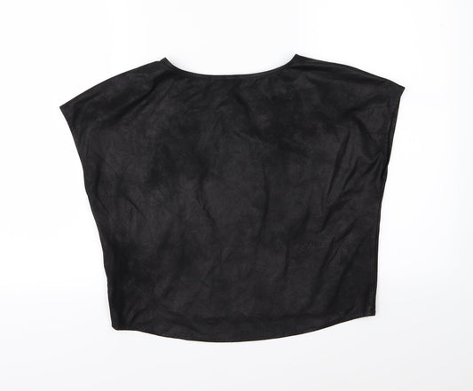 Divided by H&M Womens Black   Basic T-Shirt Size 8