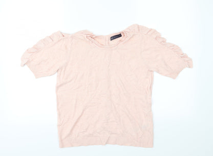 Marks & Spencer Womens Pink  Knit Pullover Jumper Size 10