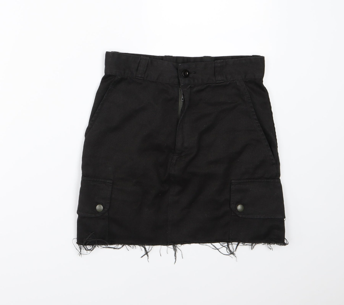 Womens UK Size 26 in Preworn A-Line Denim Skirt