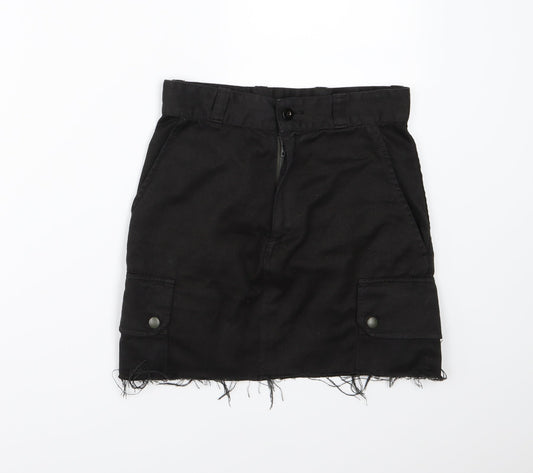 Womens UK Size 26 in Preworn A-Line Denim Skirt