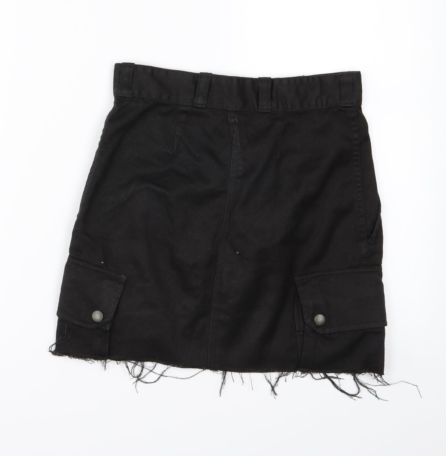 Womens UK Size 26 in Preworn A-Line Denim Skirt