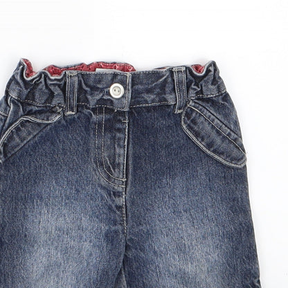Kimbaloo Girls Blue  Denim Cropped Jeans Size 12 Months