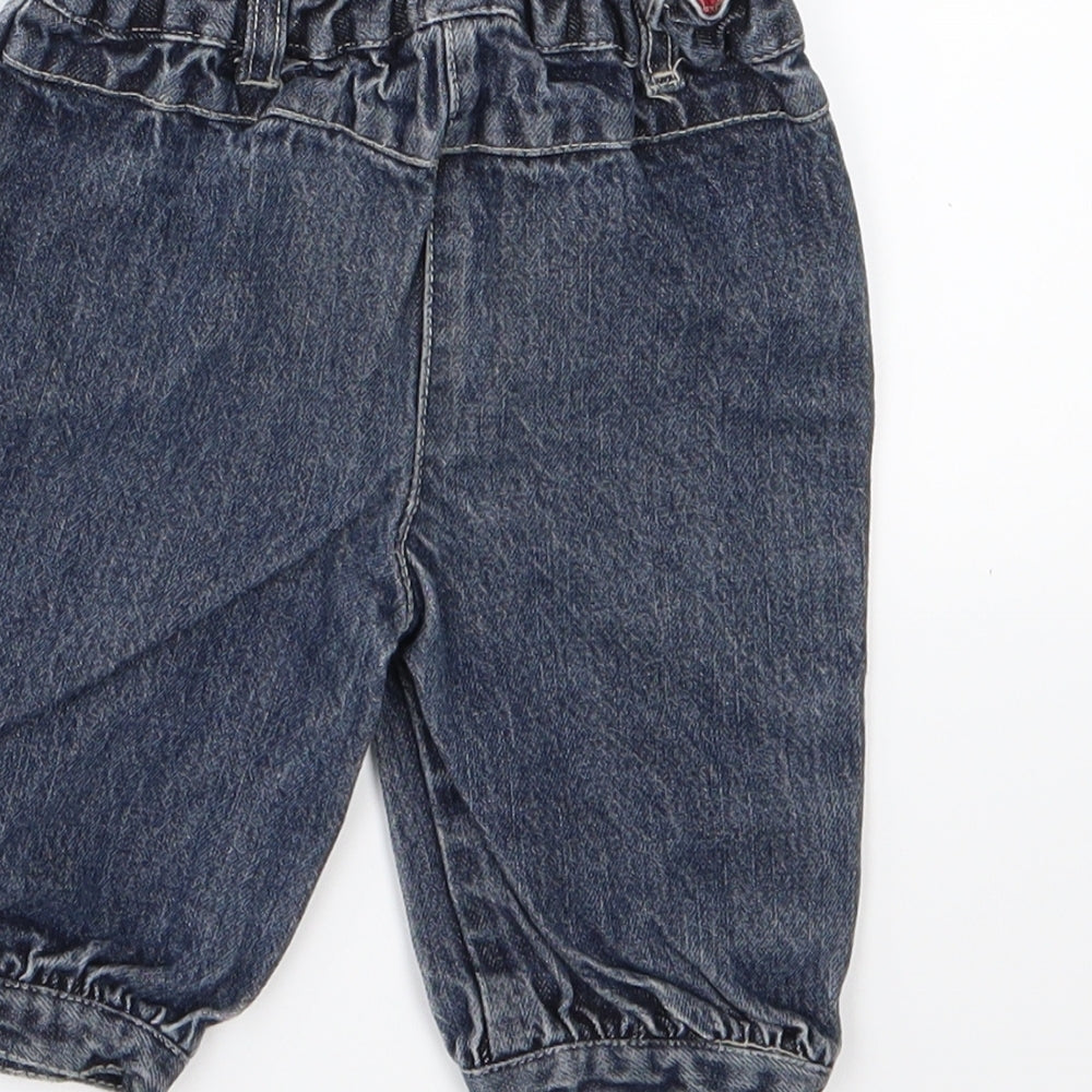 Kimbaloo Girls Blue  Denim Cropped Jeans Size 12 Months