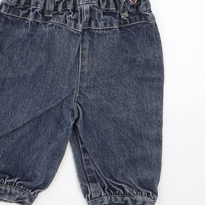 Kimbaloo Girls Blue  Denim Cropped Jeans Size 12 Months