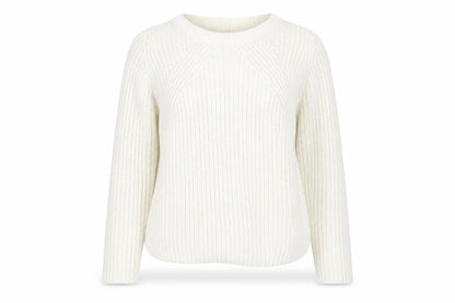 QS Womens Ivory  Knit Pullover Jumper Size S