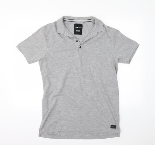 Nanny State Mens Grey  Jersey  Polo Size L