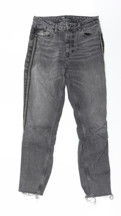 Zara Womens Black   Straight Jeans Size 6 L27 in