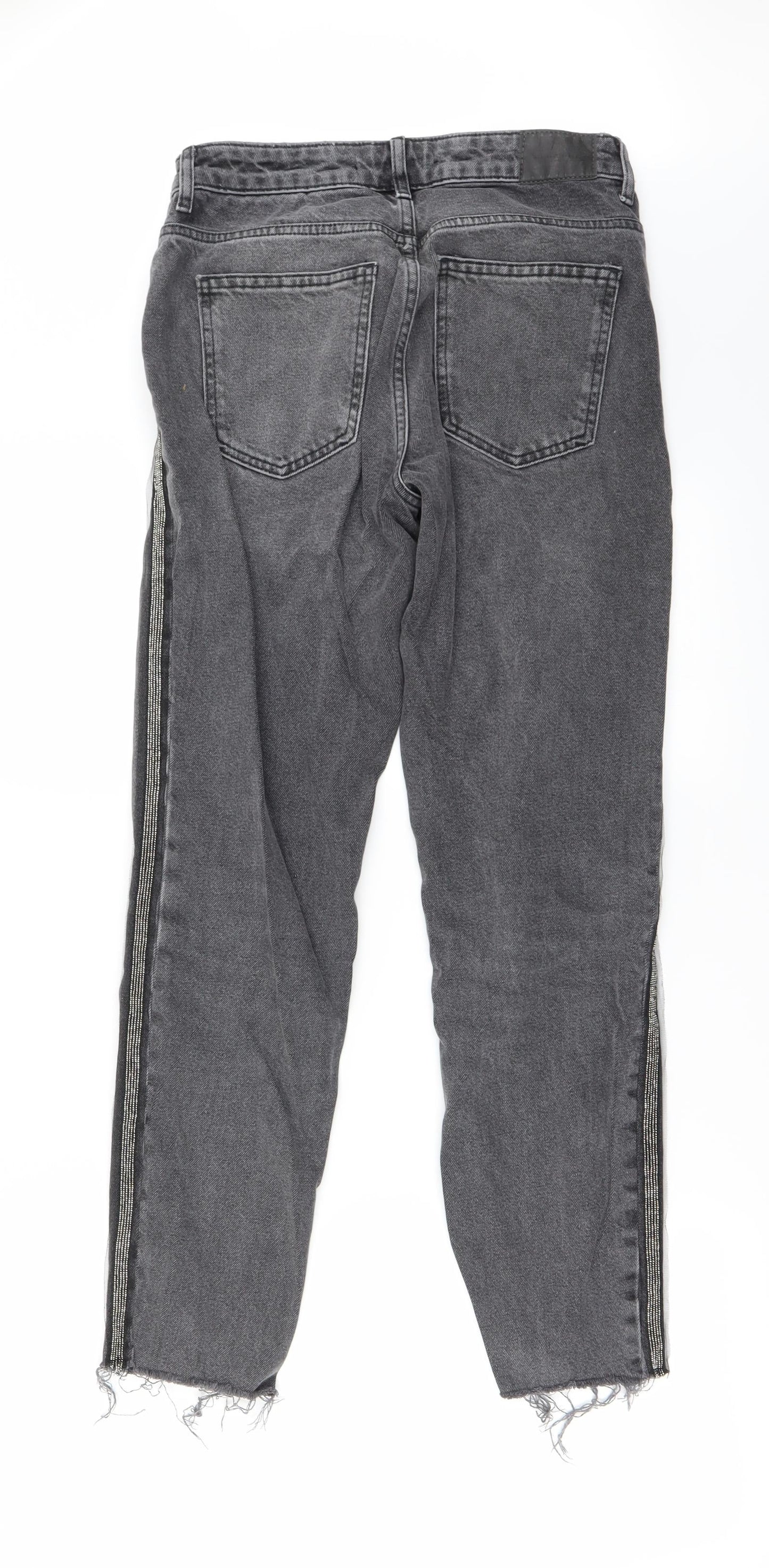 Zara Womens Black   Straight Jeans Size 6 L27 in