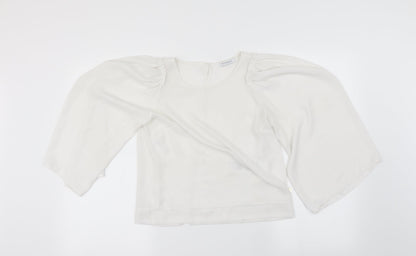 MOTIVI Womens White   Basic Blouse Size 14