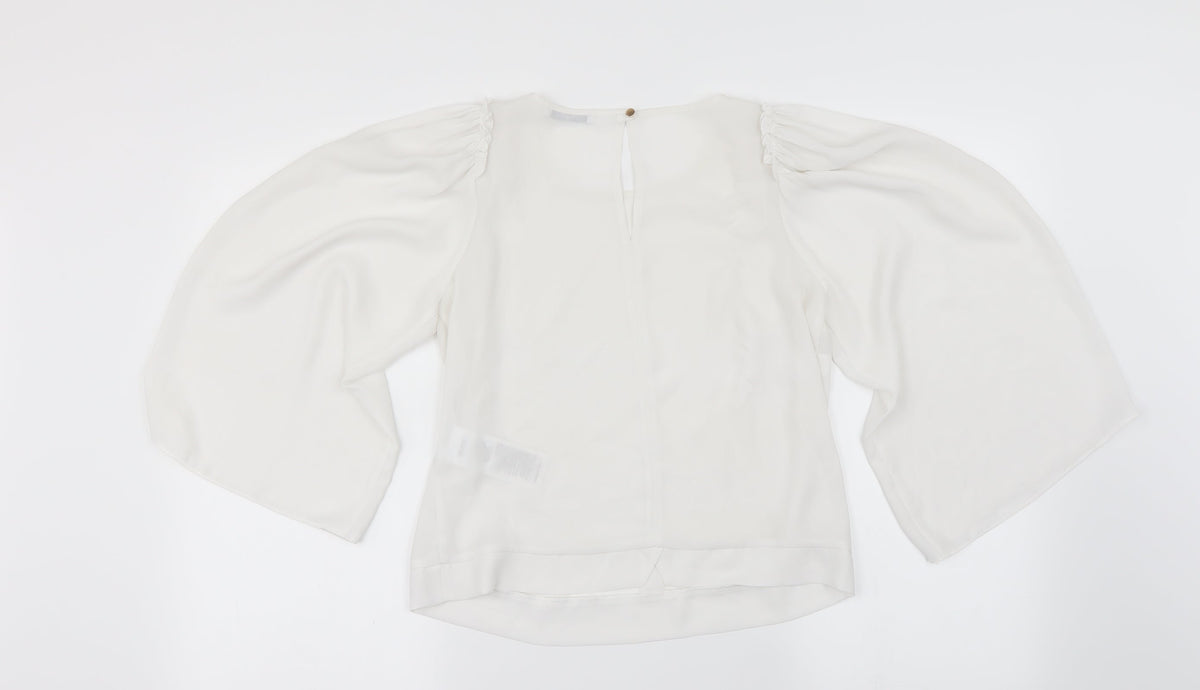 MOTIVI Womens White   Basic Blouse Size 14