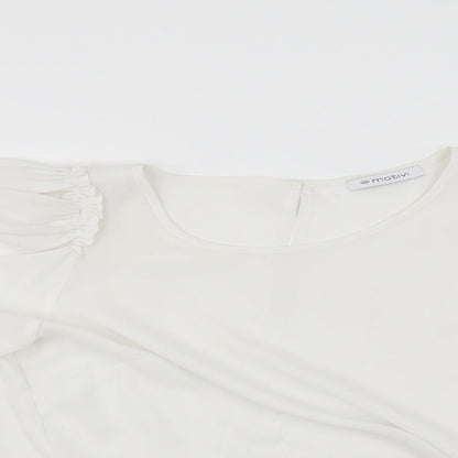 MOTIVI Womens White   Basic Blouse Size 14