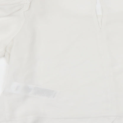 MOTIVI Womens White   Basic Blouse Size 14