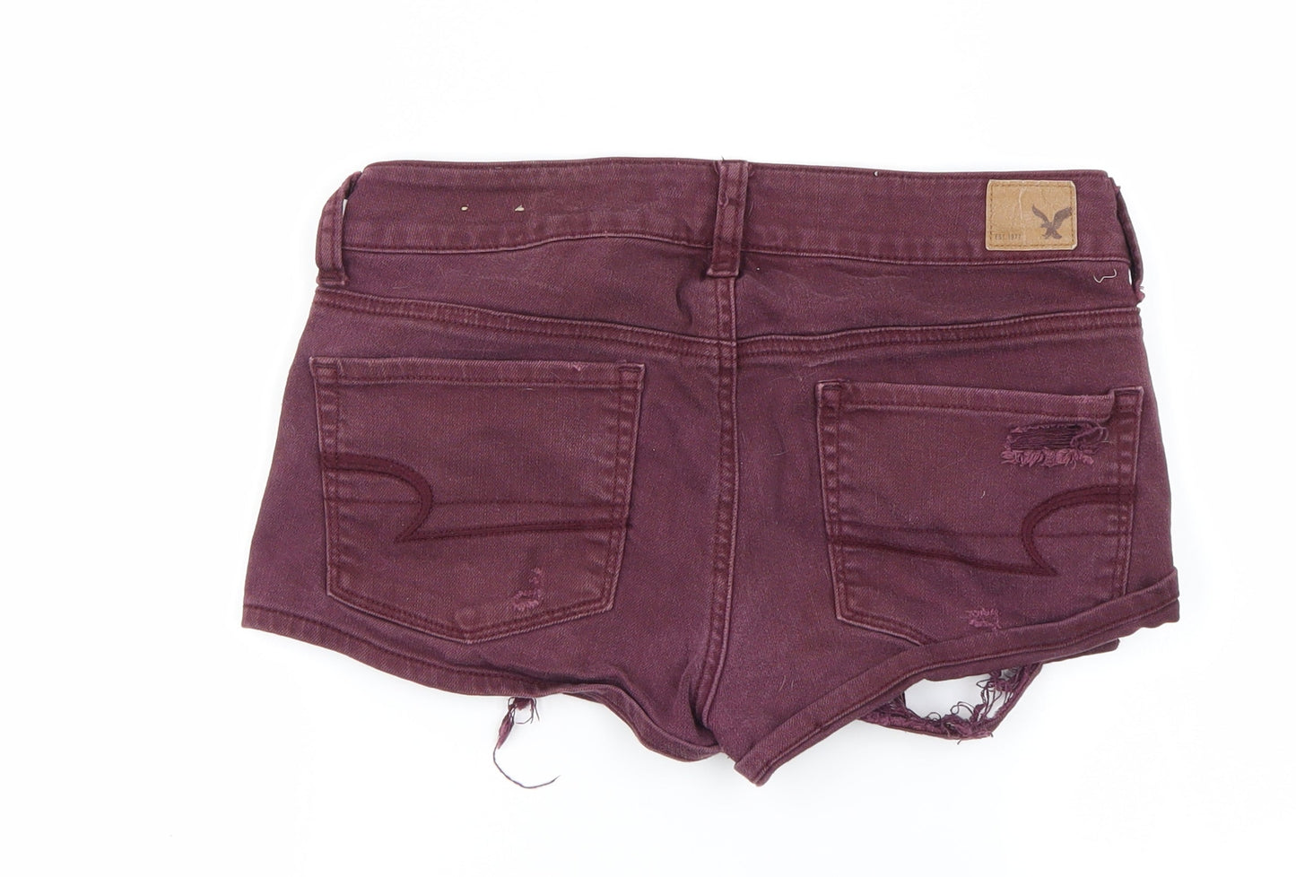 American Eagle Outfitters Womens Pink   Cut-Off Shorts Size 28 in