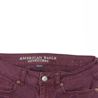 American Eagle Outfitters Womens Pink   Cut-Off Shorts Size 28 in