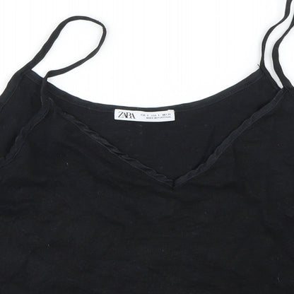 Zara Womens Black   Basic T-Shirt Size 8