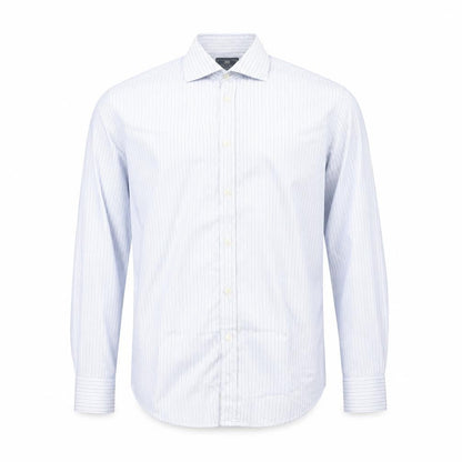 Mens UK Size 34 Hawes & Curtis Blue  Button-Up Long Sleeve Casual Shirt